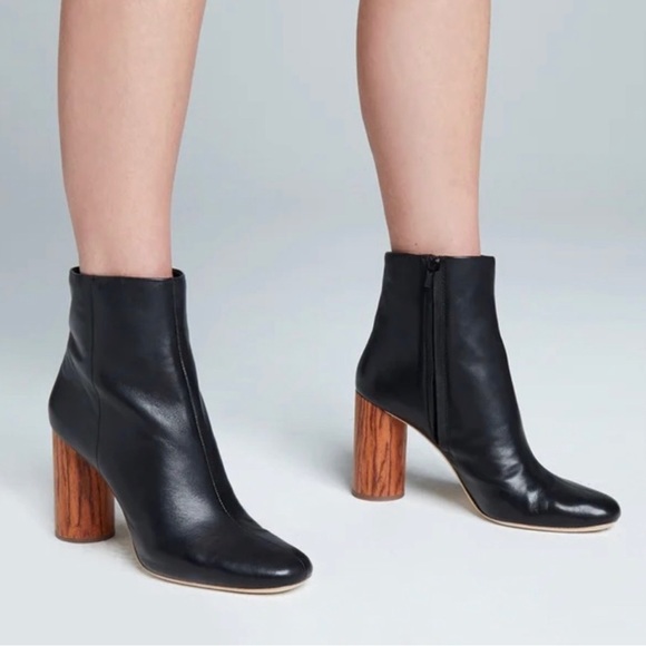 Loeffler Randall Wilder Black Leather Bootie Size 8.5 - Picture 2 of 13